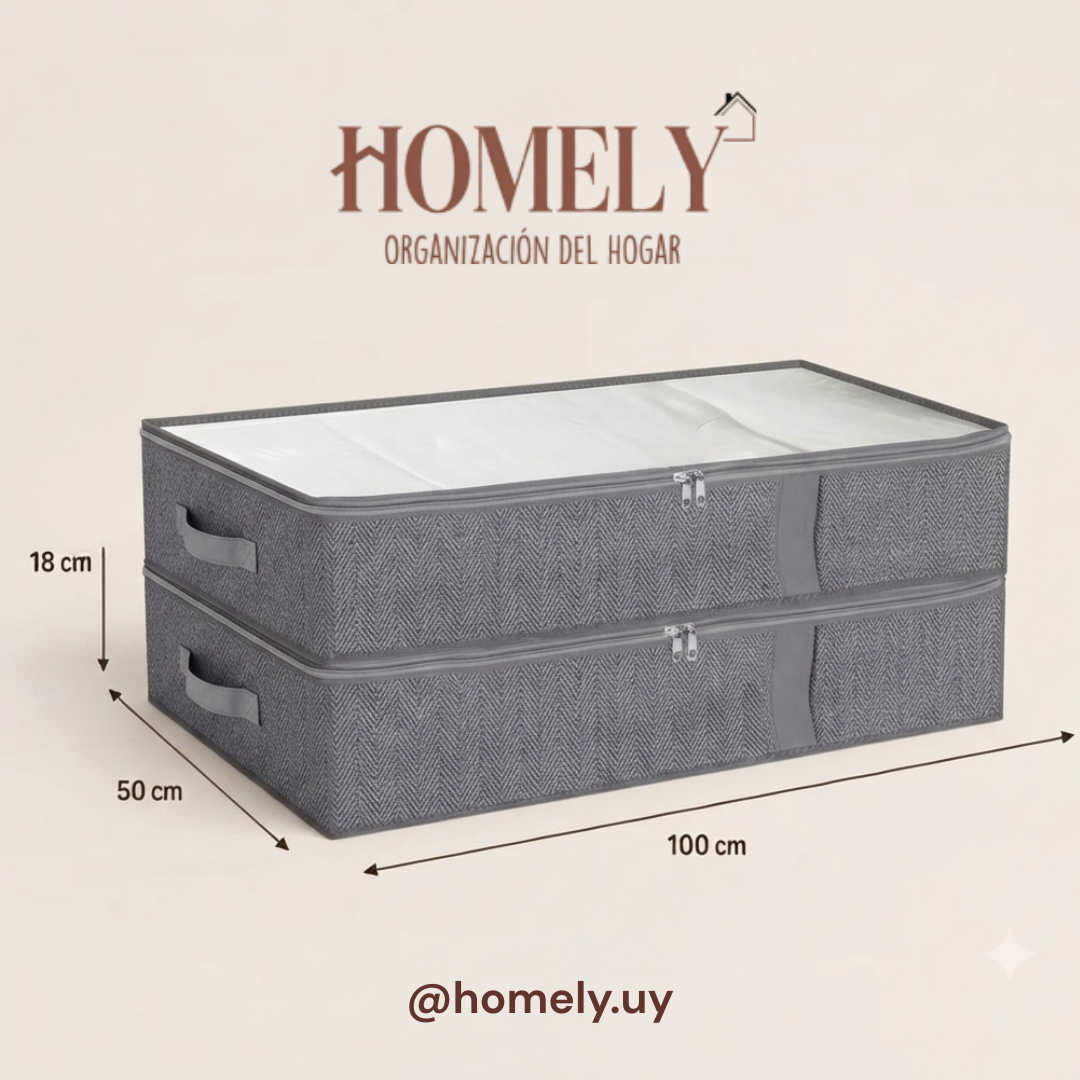 Set de 2 Organizadores Bajo Cama