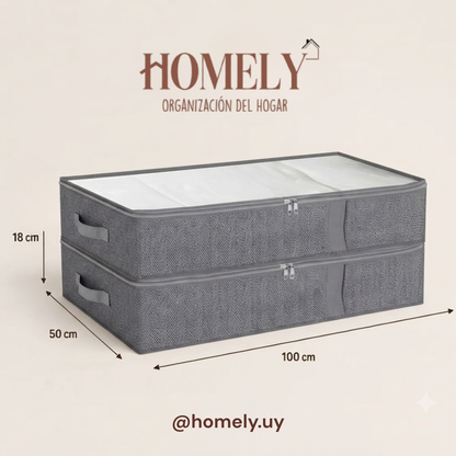 Set de 2 Organizadores Bajo Cama