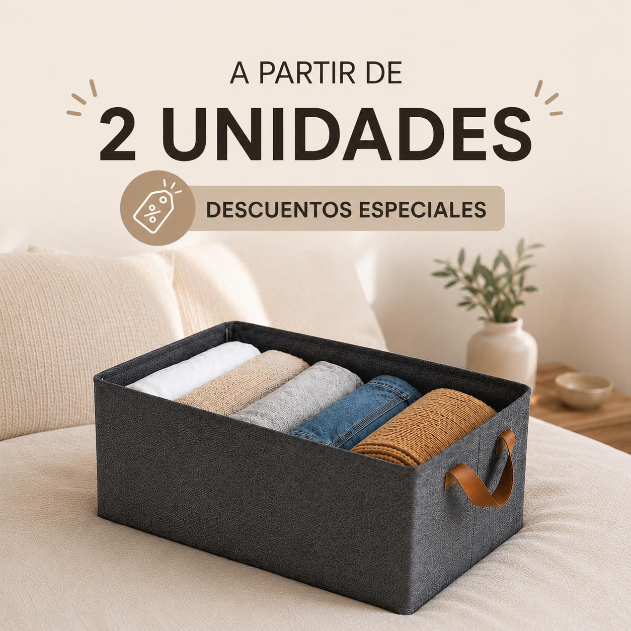 Organizador de ropa plegable