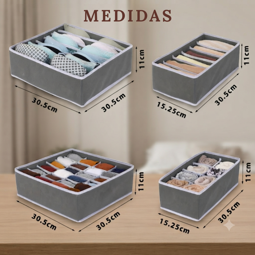 Set 4 en 1 Organizador de Ropa