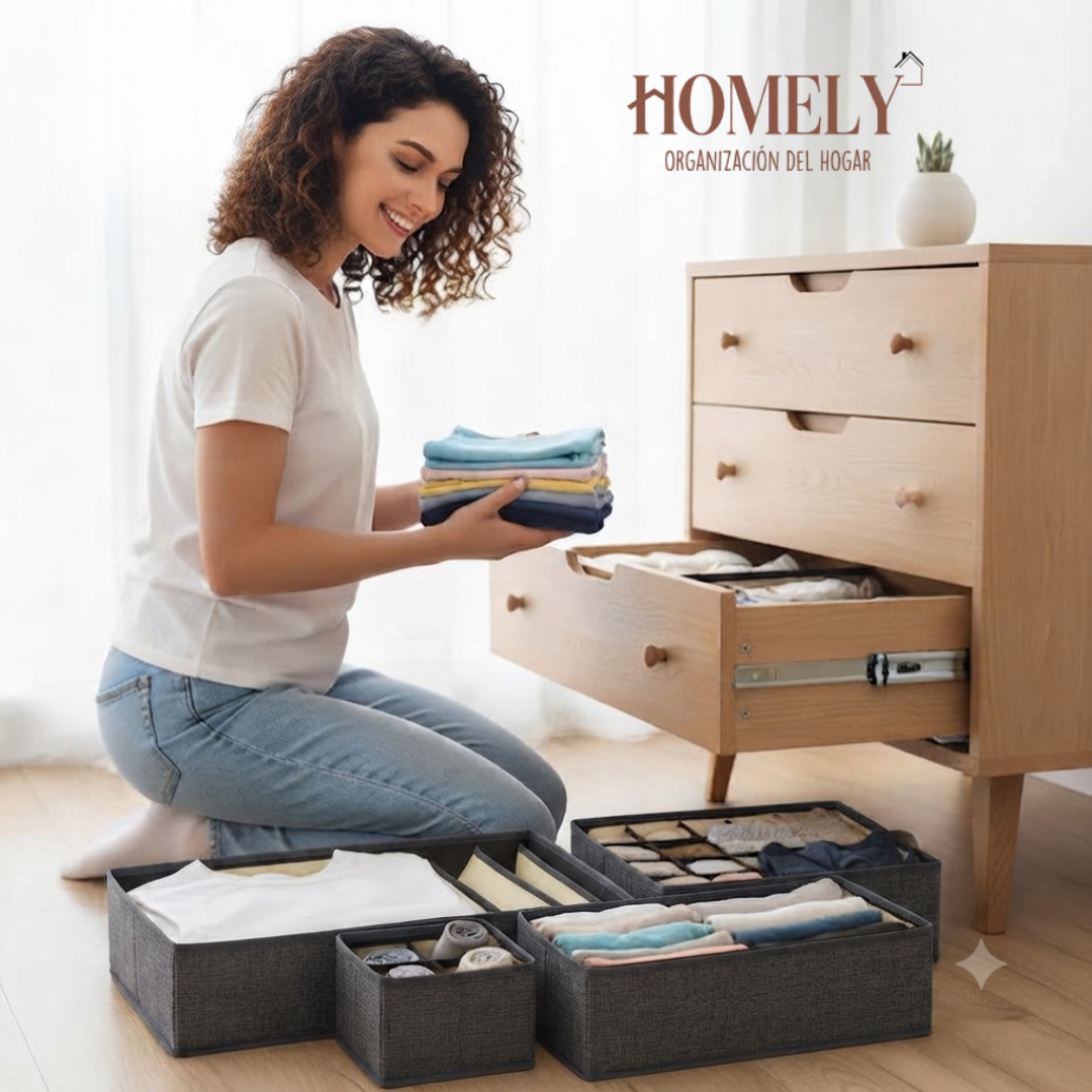 Set 4 en 1 Organizador de Ropa
