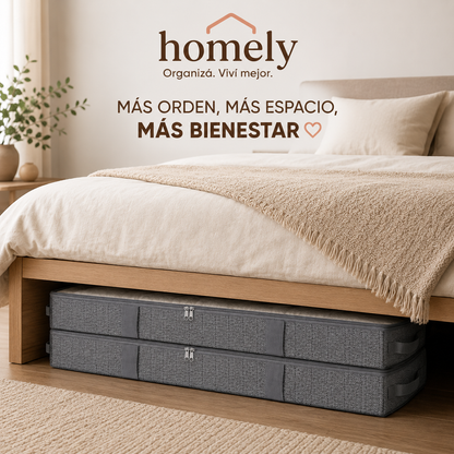 Set de 2 Organizadores Bajo Cama